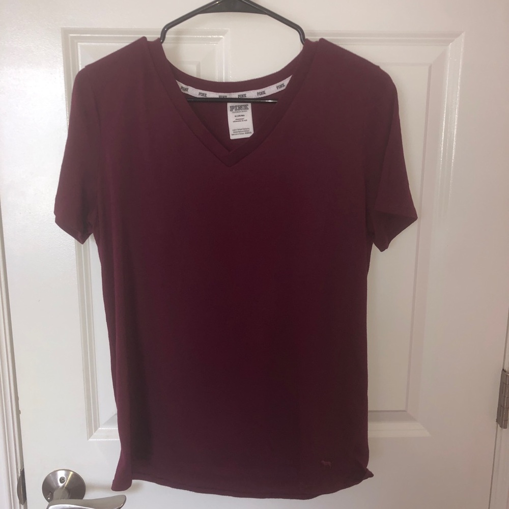 Women’s VS PINK Burgundy Tee
